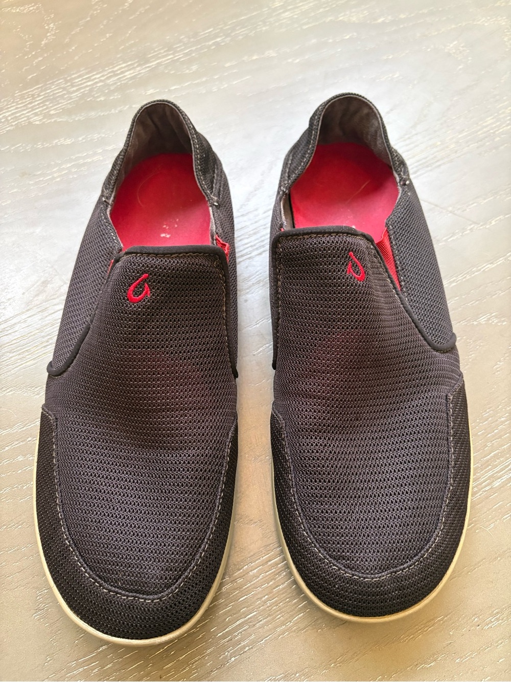 OluKai Black Slip On Men’s Size 12